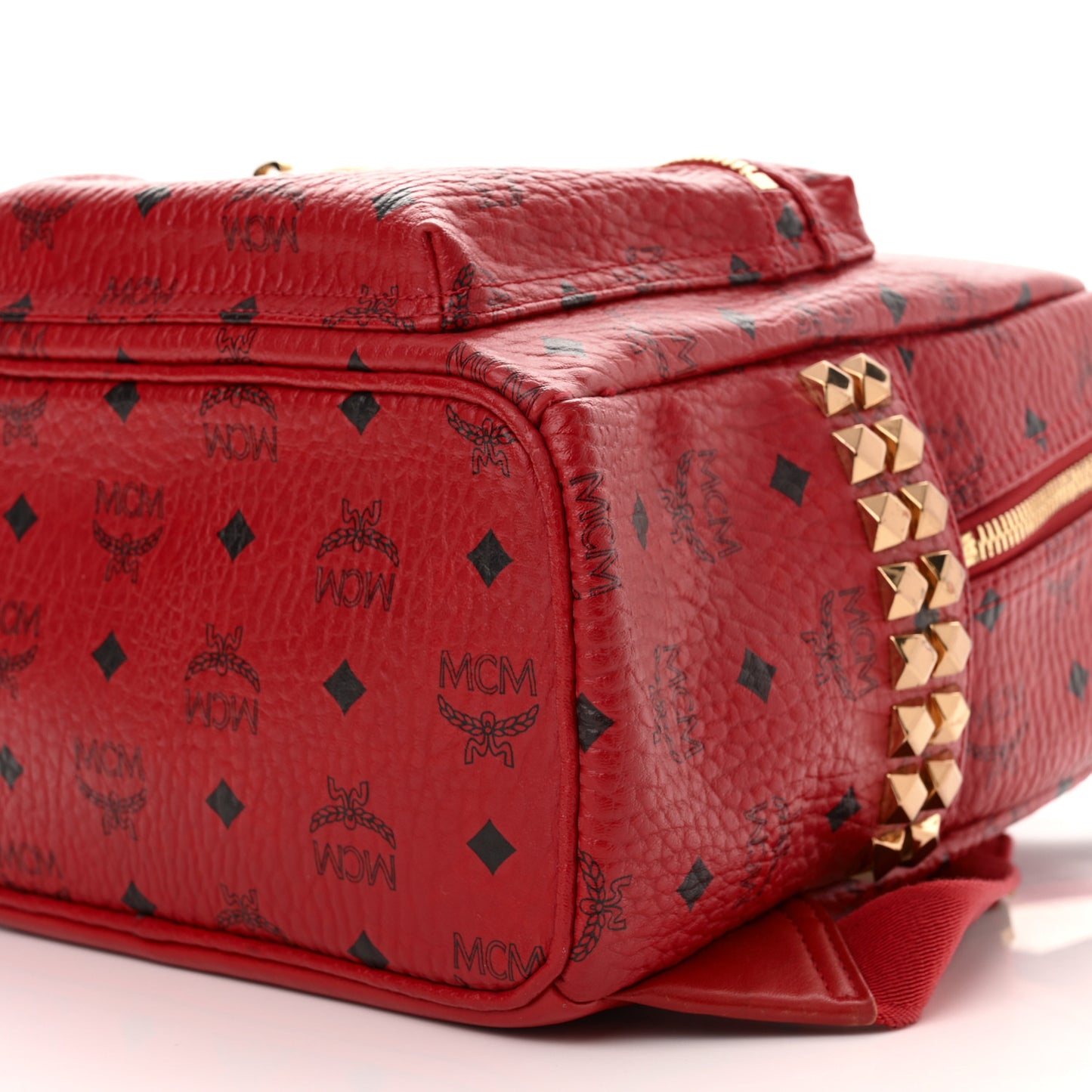 Visetos Small Side Stud Stark Backpack Red