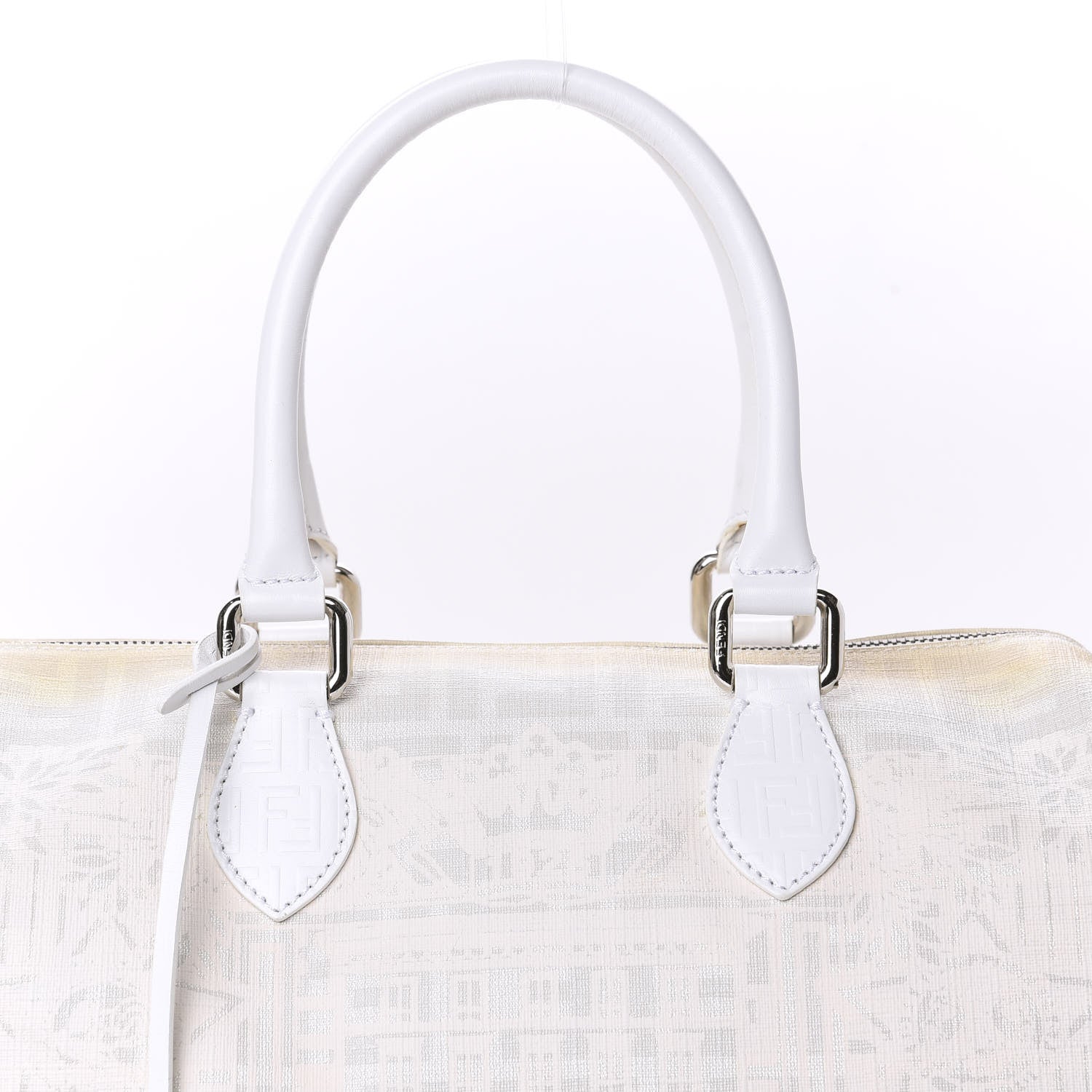 Fendi Zucca Spalmati Palazzo Print Forever Boston White 13 of 15