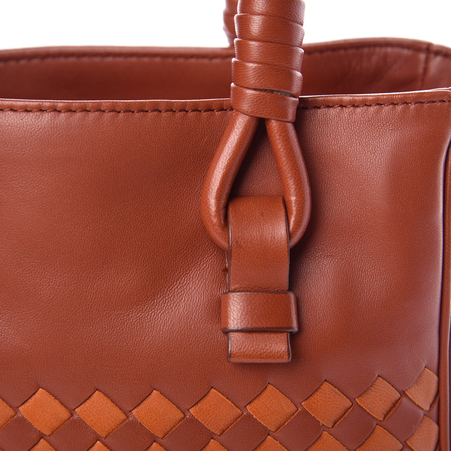 Calfskin Intrecciato Small Tote