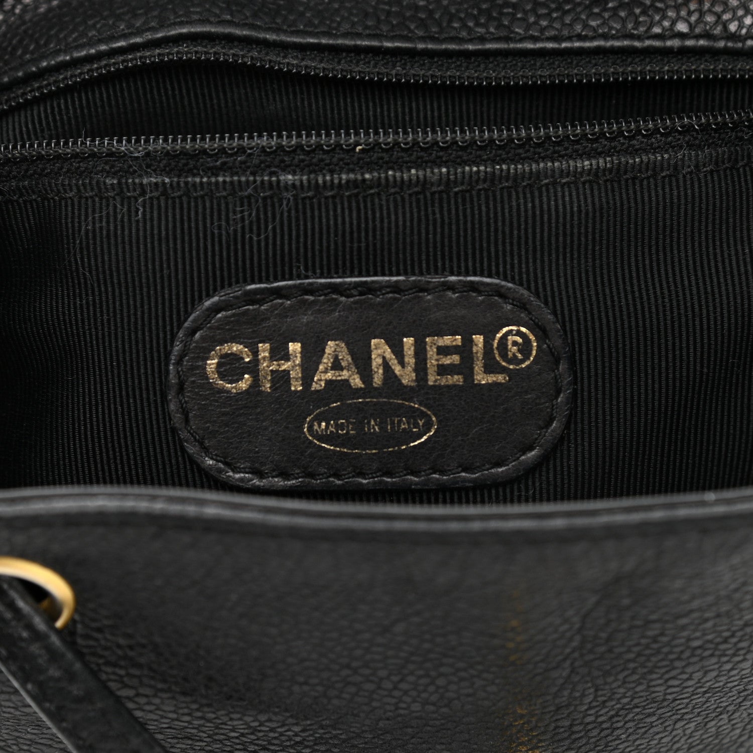 Chanel Caviar CC Backpack Black 5 of 8