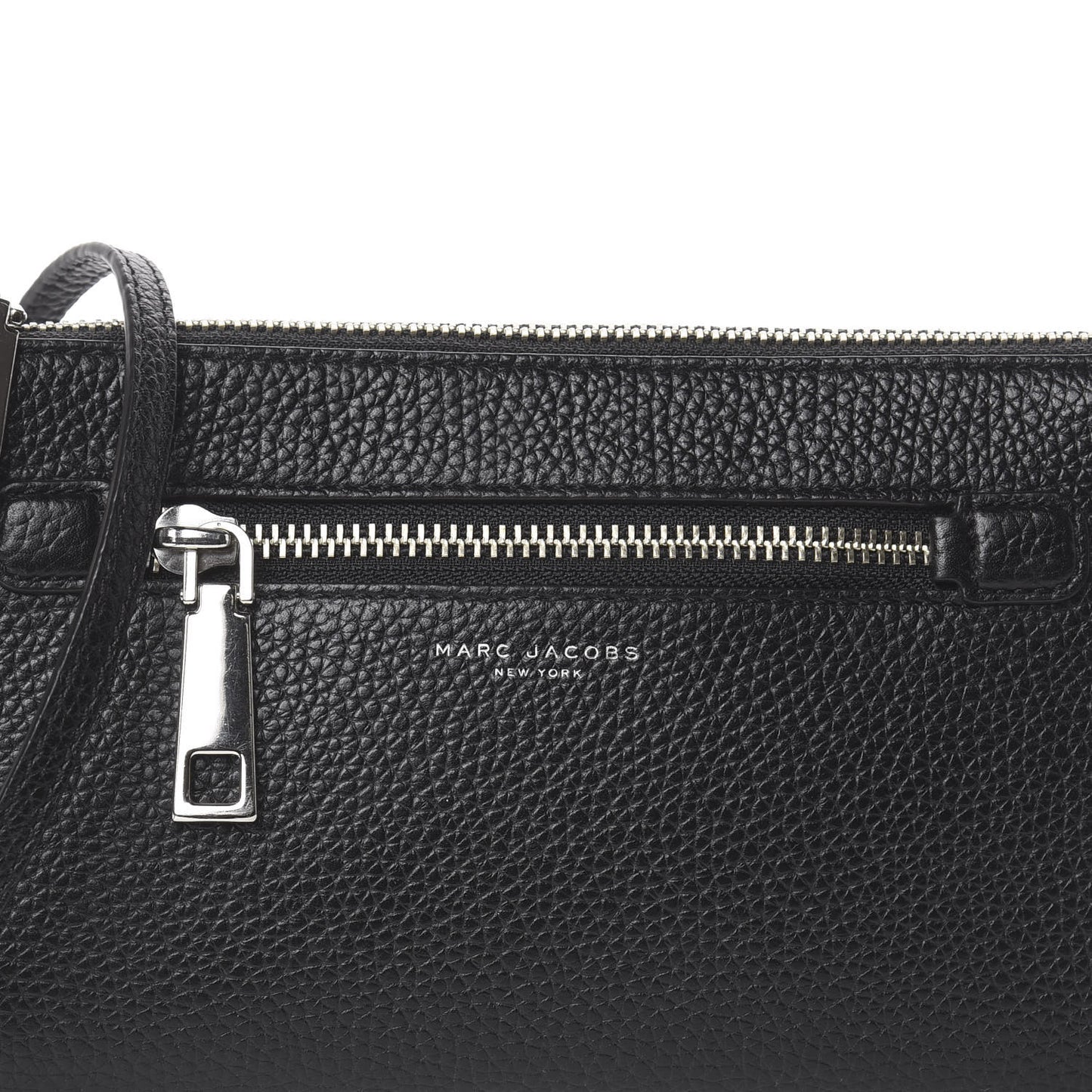 Grained Calfskin Small Recruit Crossbody Black