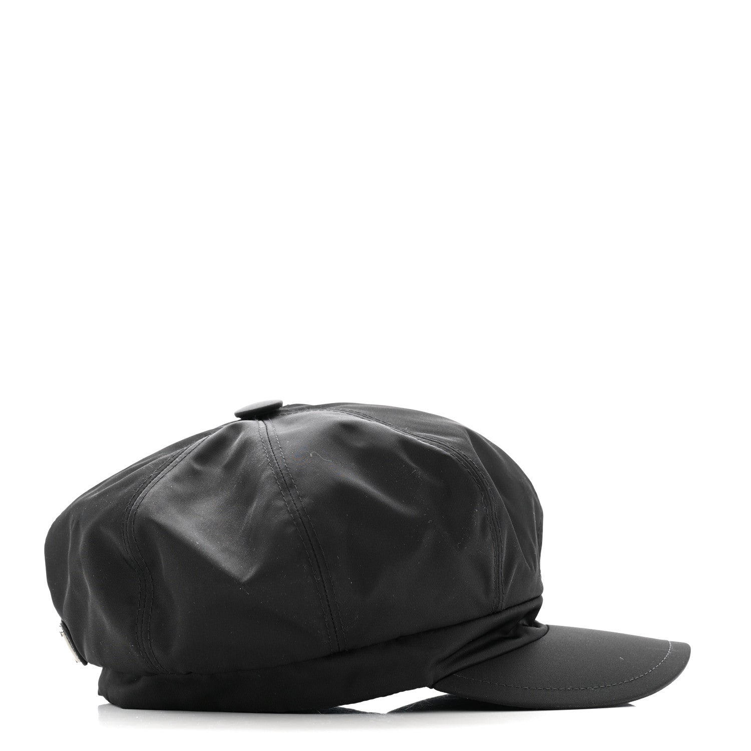 Prada Re-Nylon Newsboy Hat M Black 5 of 8