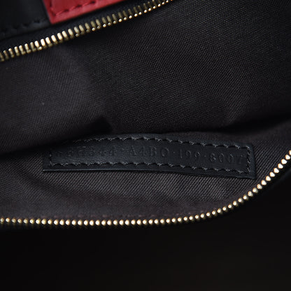 Fendi Vitello Century F is Fendi FF 1974 Embossed Small Runaway Satchel Black Maya 6 of 11