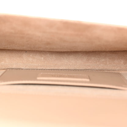 Saint Laurent Calfskin Classic Monogram Tassel Clutch Nude Powder 5 of 14