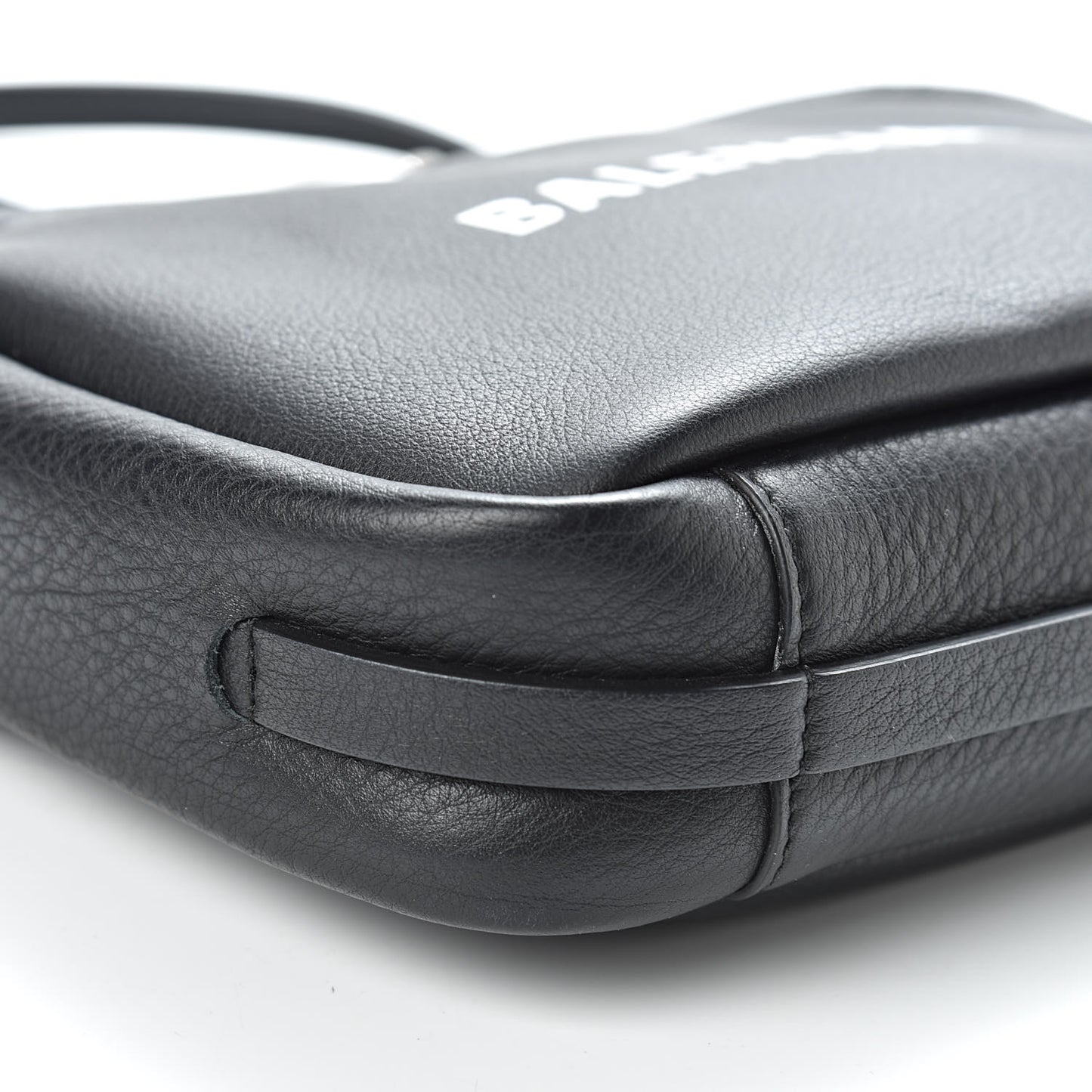 Calfskin Logo S Everyday Camera Bag Black