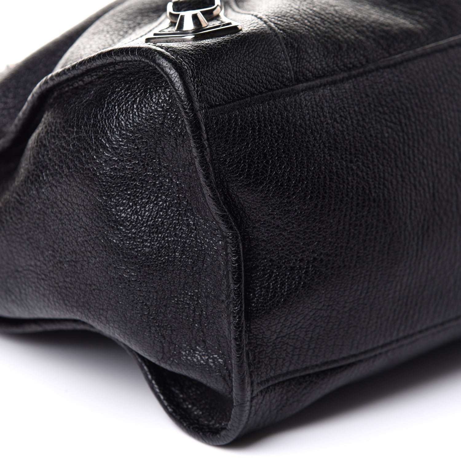 Balenciaga Chevre Silver Metallic Edge Hardware City Black 9 of 11
