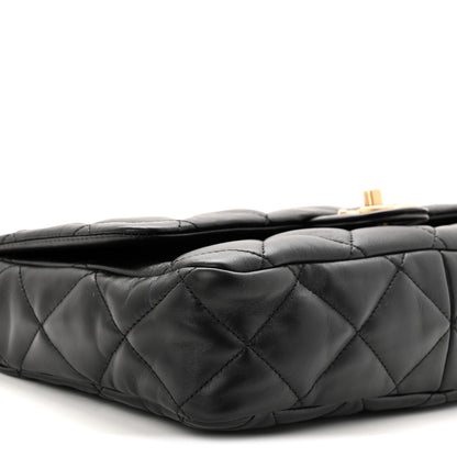 Chanel Lambskin Quilted Large CC Funky Town Flap Black 9 of 10
