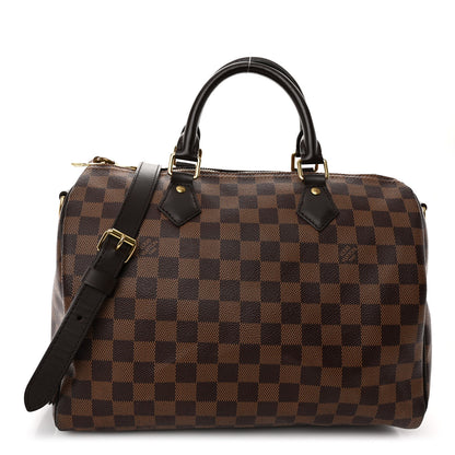 Louis Vuitton Damier Ebene Speedy Bandouliere 30 1 of 9