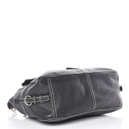 Prada Vitello Daino Hobo Black 4 of 12