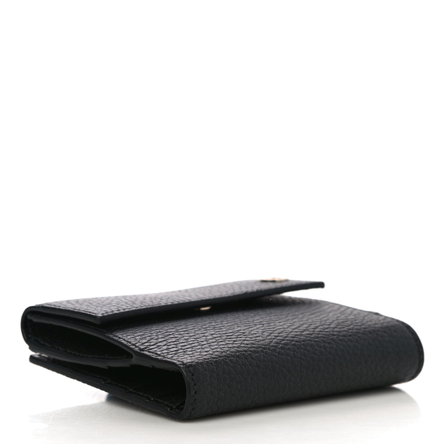 Gucci Dollar Calfskin Interlocking G French Wallet Black 4 of 11