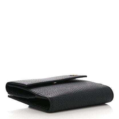 Gucci Dollar Calfskin Interlocking G French Wallet Black 4 of 11