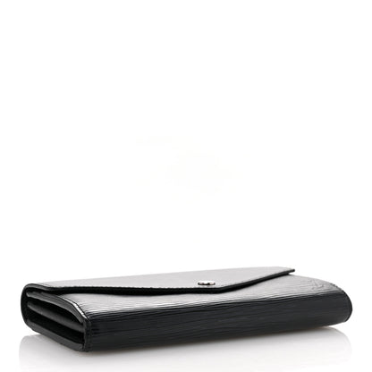 Louis Vuitton Epi Sarah Wallet NM Black 4 of 7