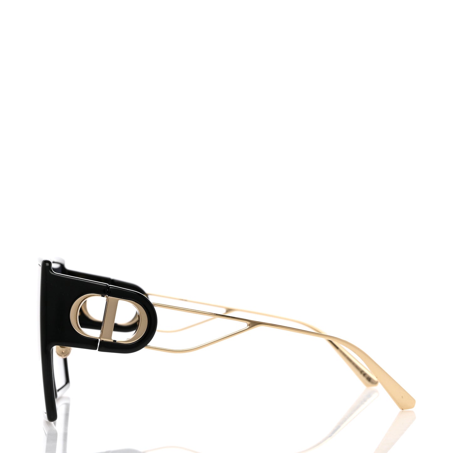 Square 30 Montaigne Sunglasses Black