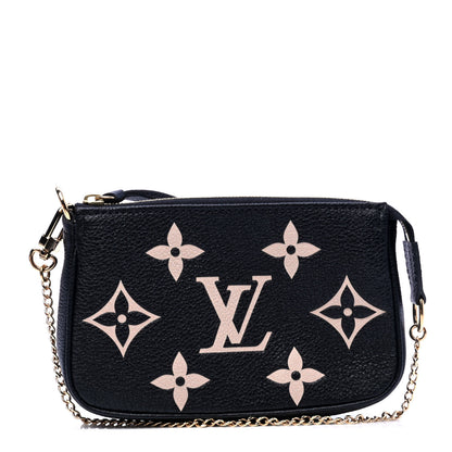 Louis Vuitton Empreinte Monogram Giant Mini Pochette Accessories Black 1 of 4