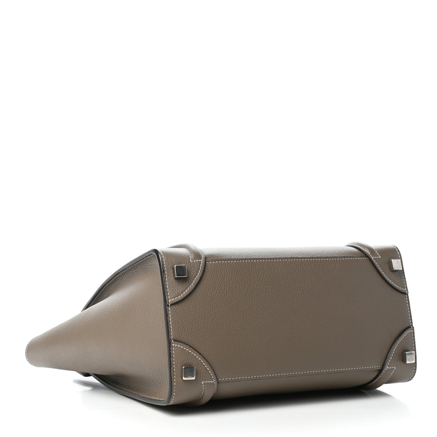 Drummed Calfskin Micro Luggage Souris