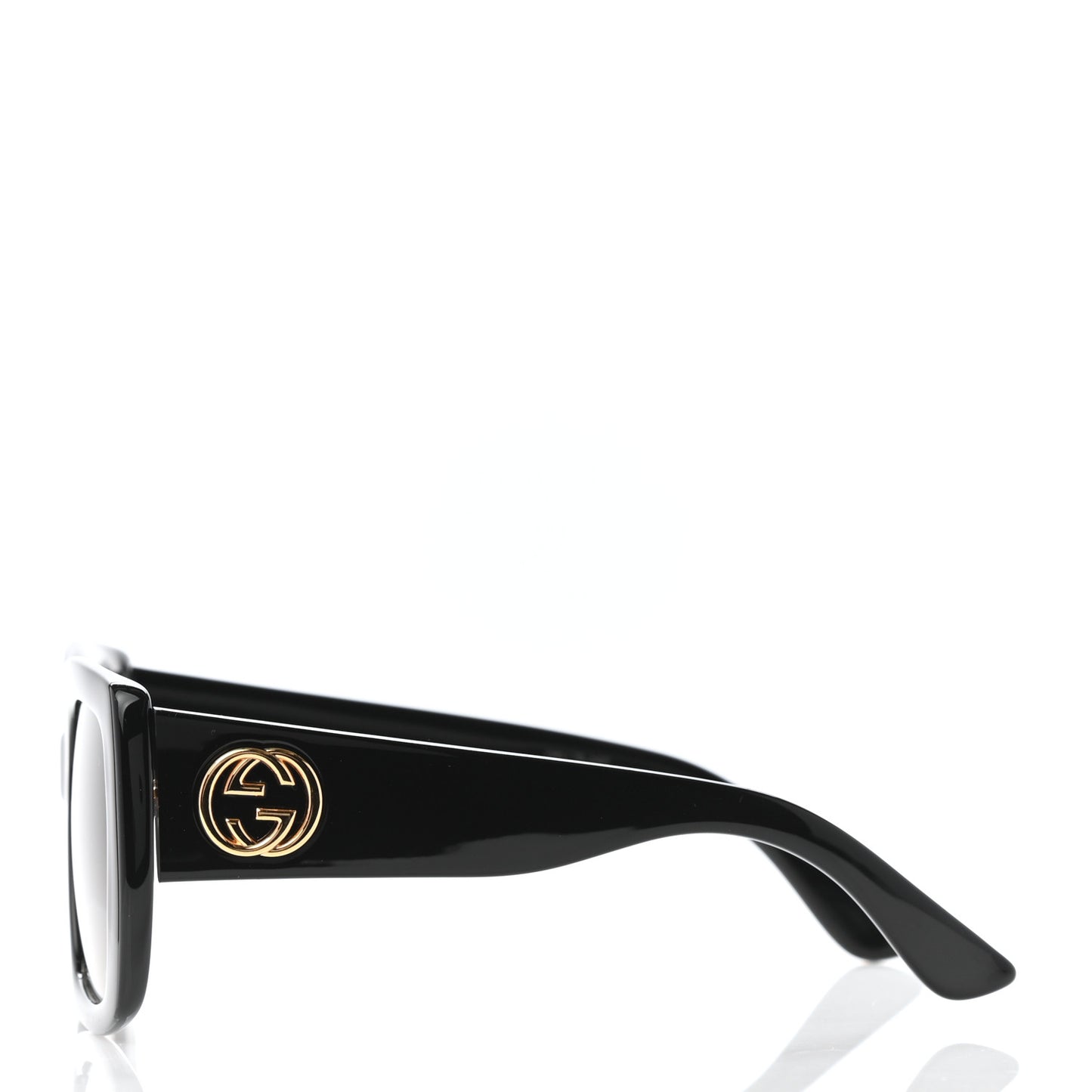 Acetate Square Frame Sunglasses GG0141S Black