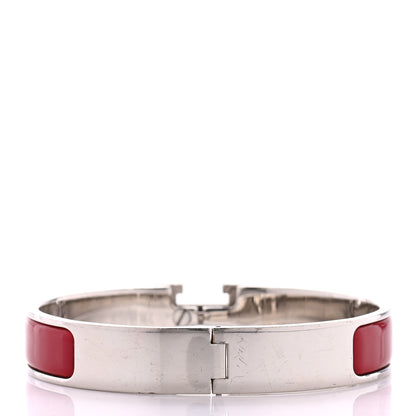 Hermes Enamel Narrow Clic Clac H Bracelet PM Red 3 of 4