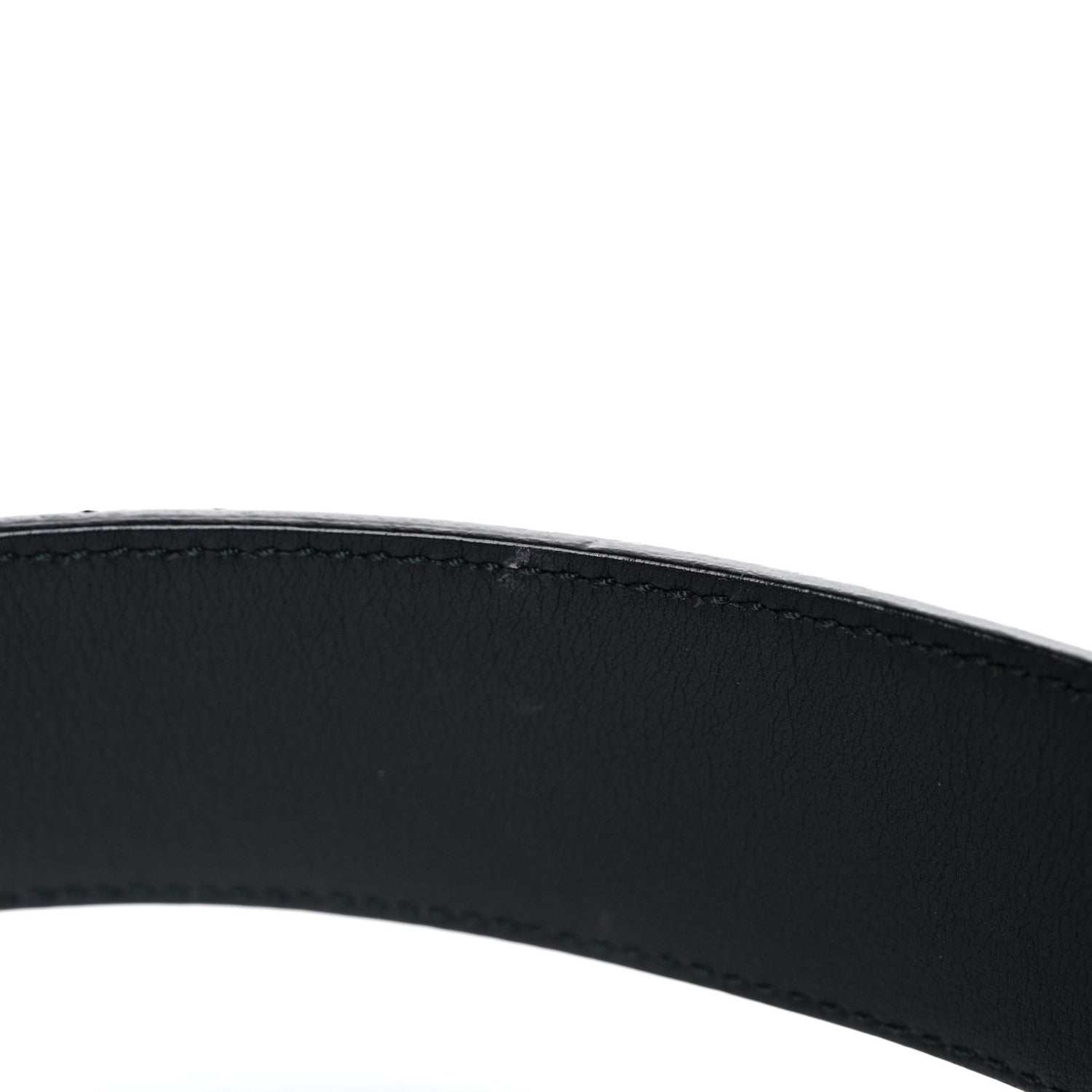 Gucci Moon Calfskin Pearl Double G 40mm Belt 70 28 Black Cream 5 of 8
