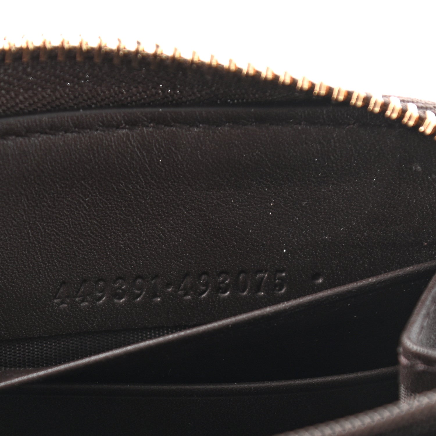 Gucci Microguccissima Large Zip Around Organizer Wallet Brown 7 of 8