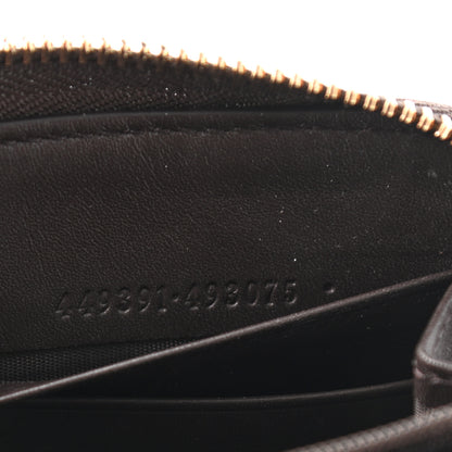 Gucci Microguccissima Large Zip Around Organizer Wallet Brown 7 of 8