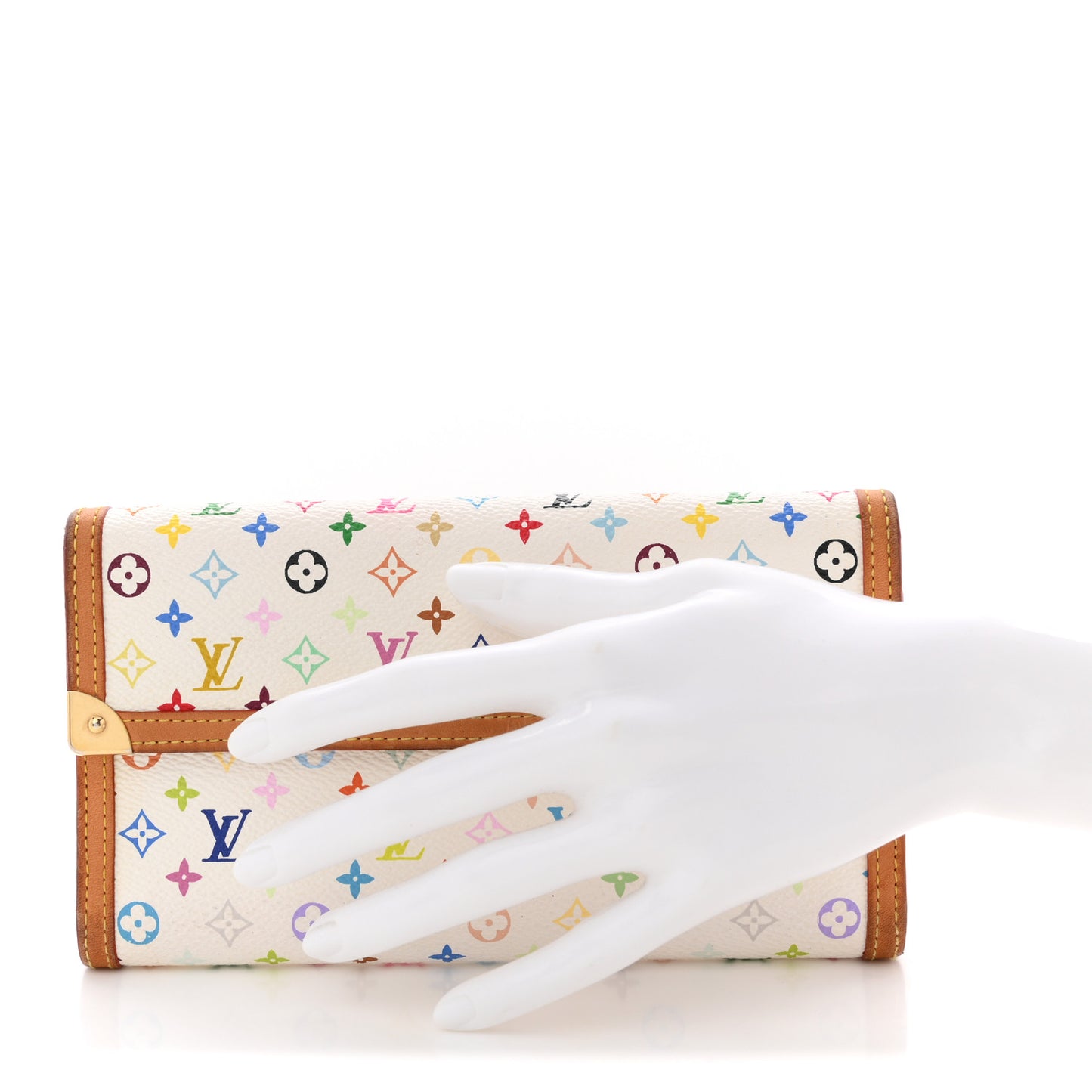 Monogram Multicolor Porte Tresor International Wallet White