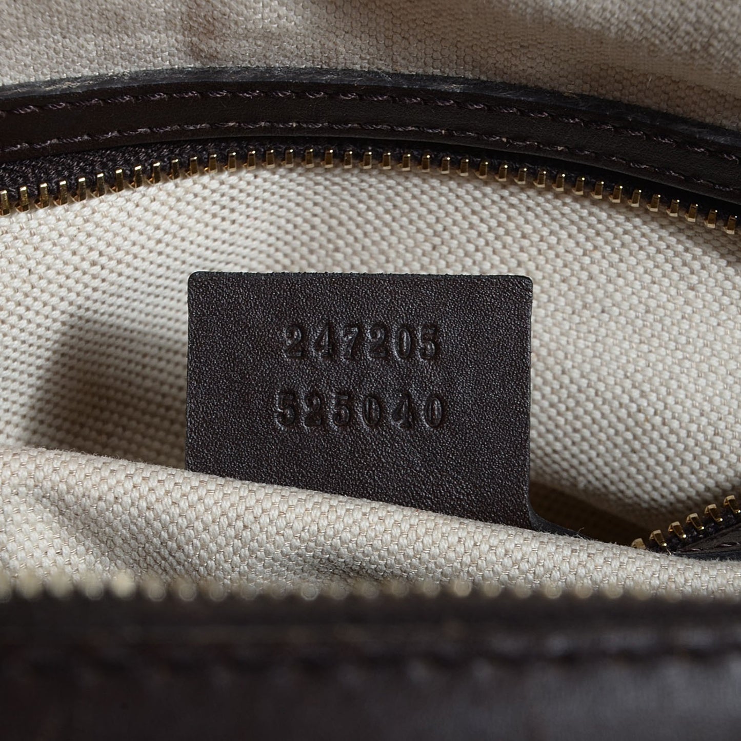Monogram Vintage Web Medium Boston Dark Brown