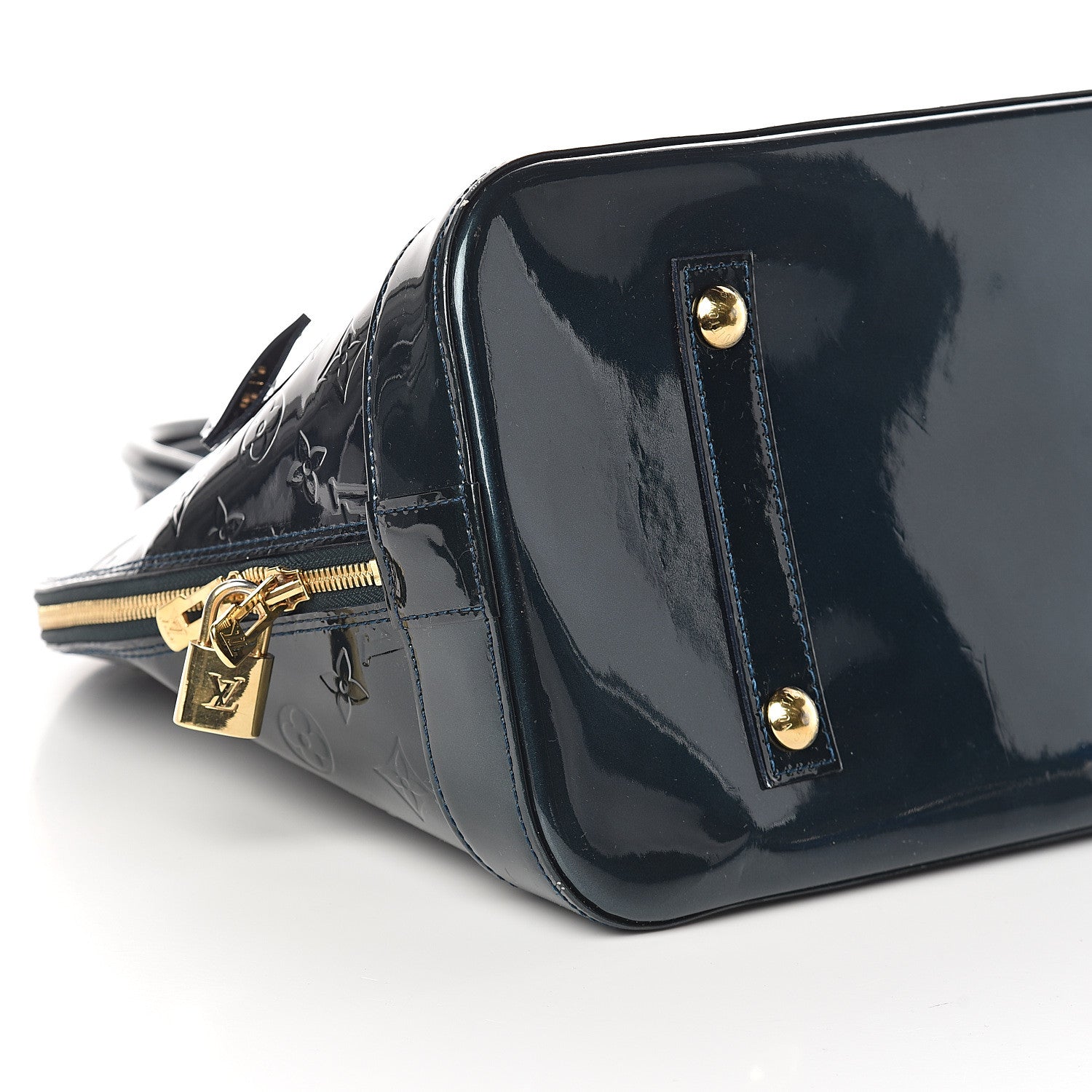 Louis Vuitton Vernis Alma GM Blue Infini 7 of 8