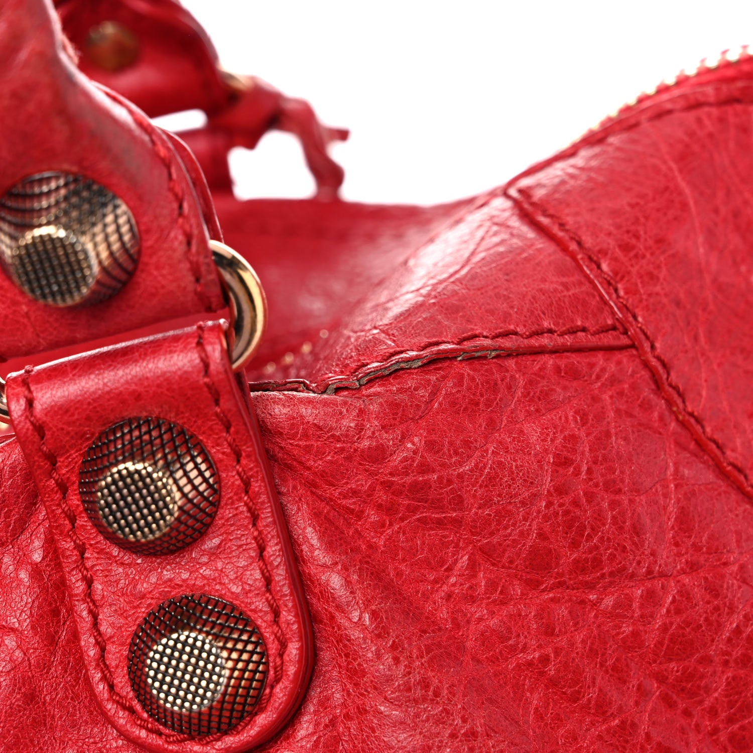 Balenciaga Agneau Giant 12 Rose Gold Hardware Work Coquelicot 26 of 27