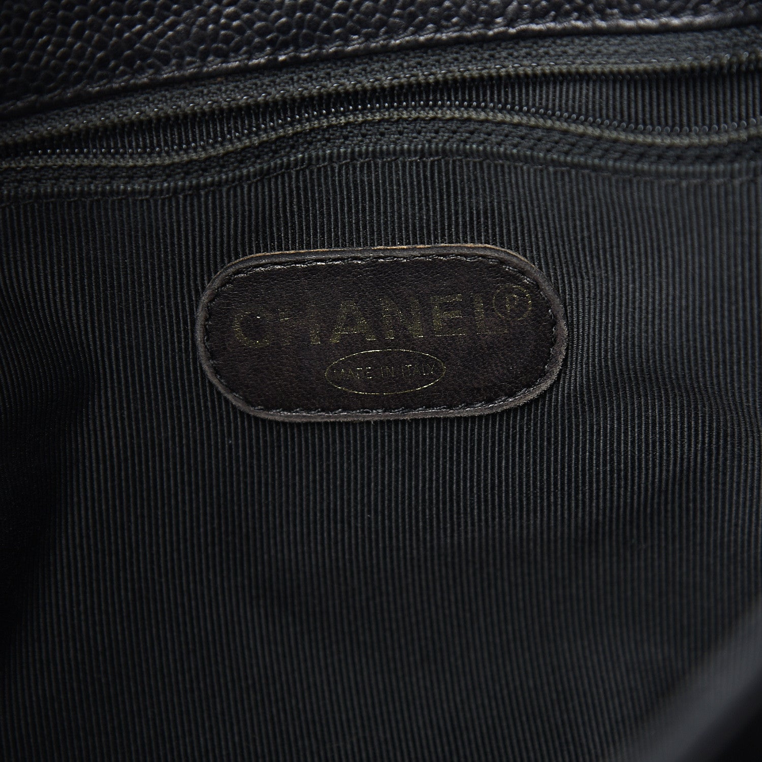 Chanel Caviar CC Shoulder Bag Black 6 of 10
