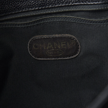 Chanel Caviar CC Shoulder Bag Black 6 of 10