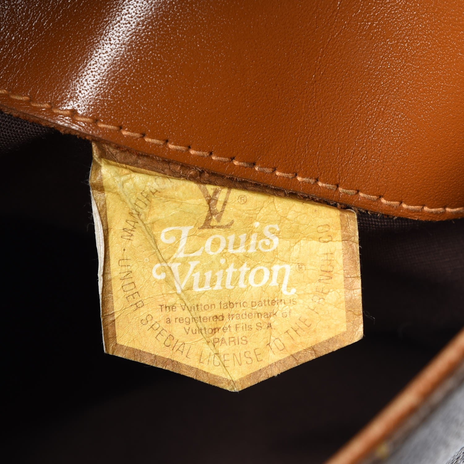 Louis Vuitton Monogram French Company Bucket GM 7 of 13