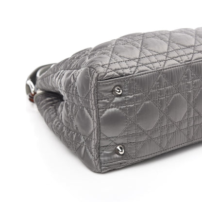 Christian Dior Nylon Cannage Medium Charming Lock Grey 8 of 10