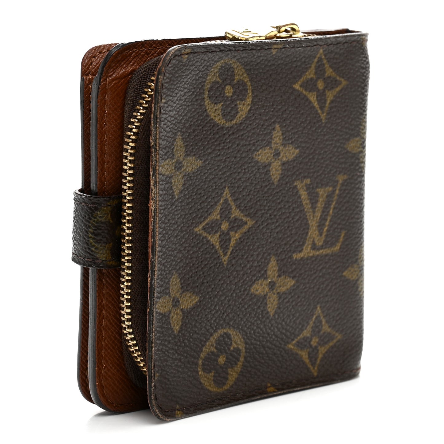 Monogram Compact Zippe Zipped Wallet
