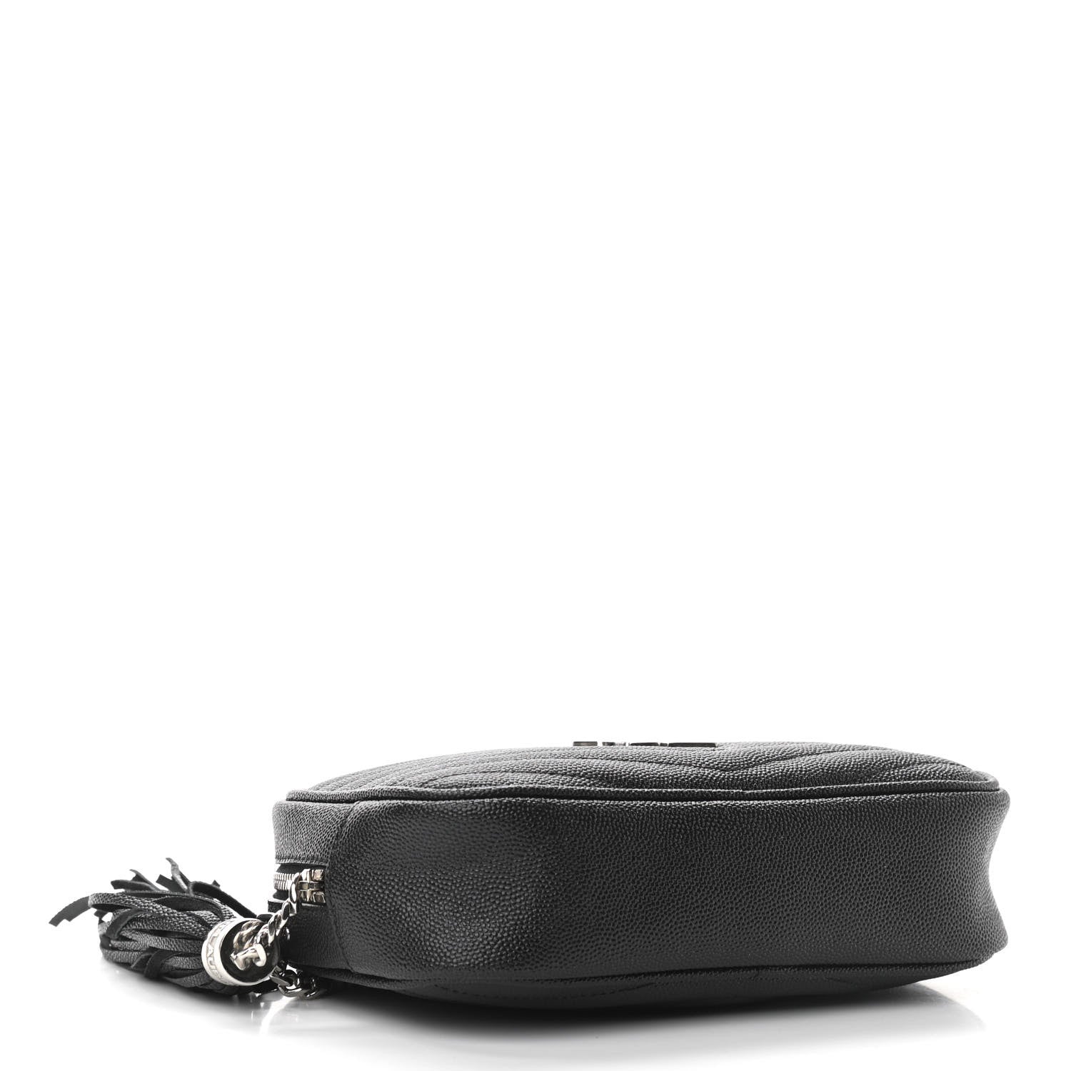 Saint Laurent Grain De Poudre Matelasse Monogram Mini Lou Camera Bag Black 4 of 11