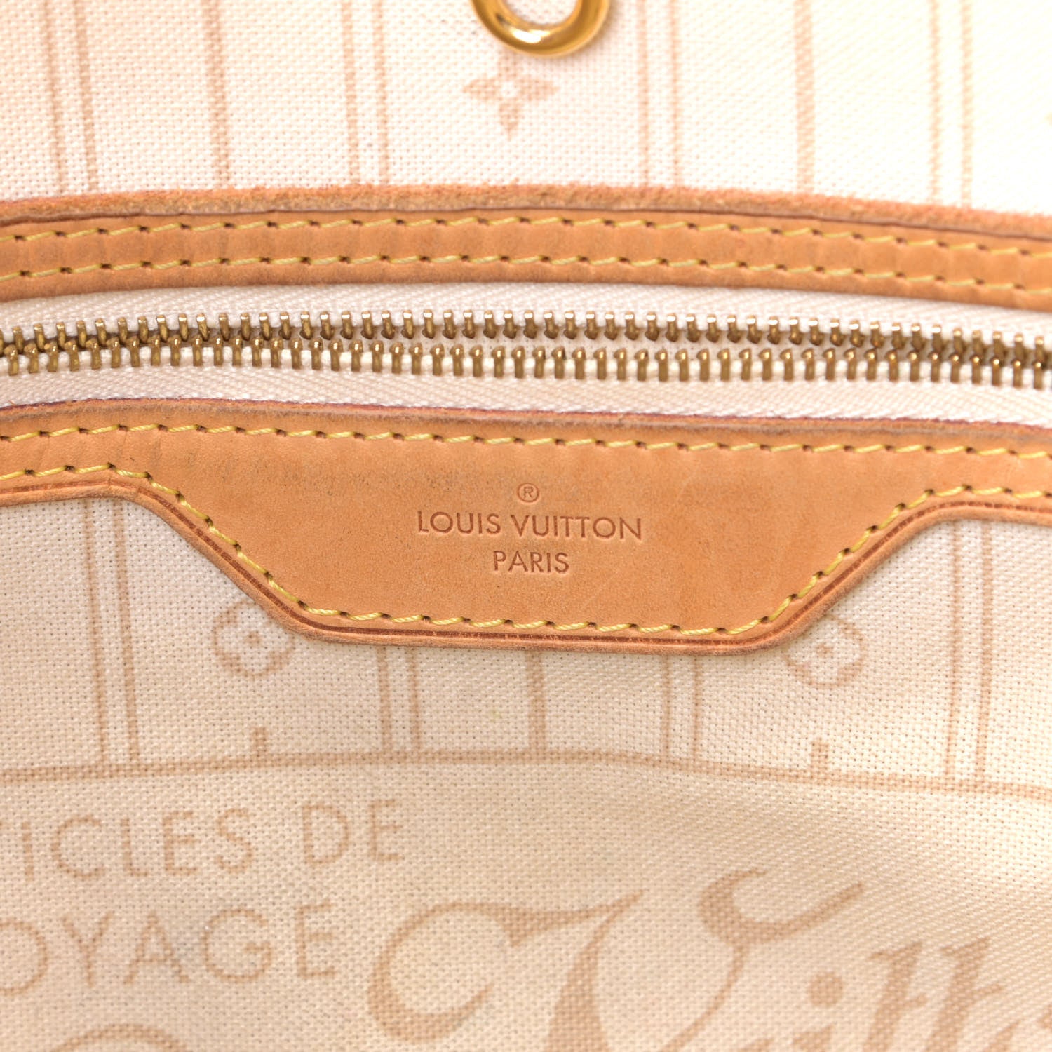Louis Vuitton Damier Azur Neverfull MM 5 of 9