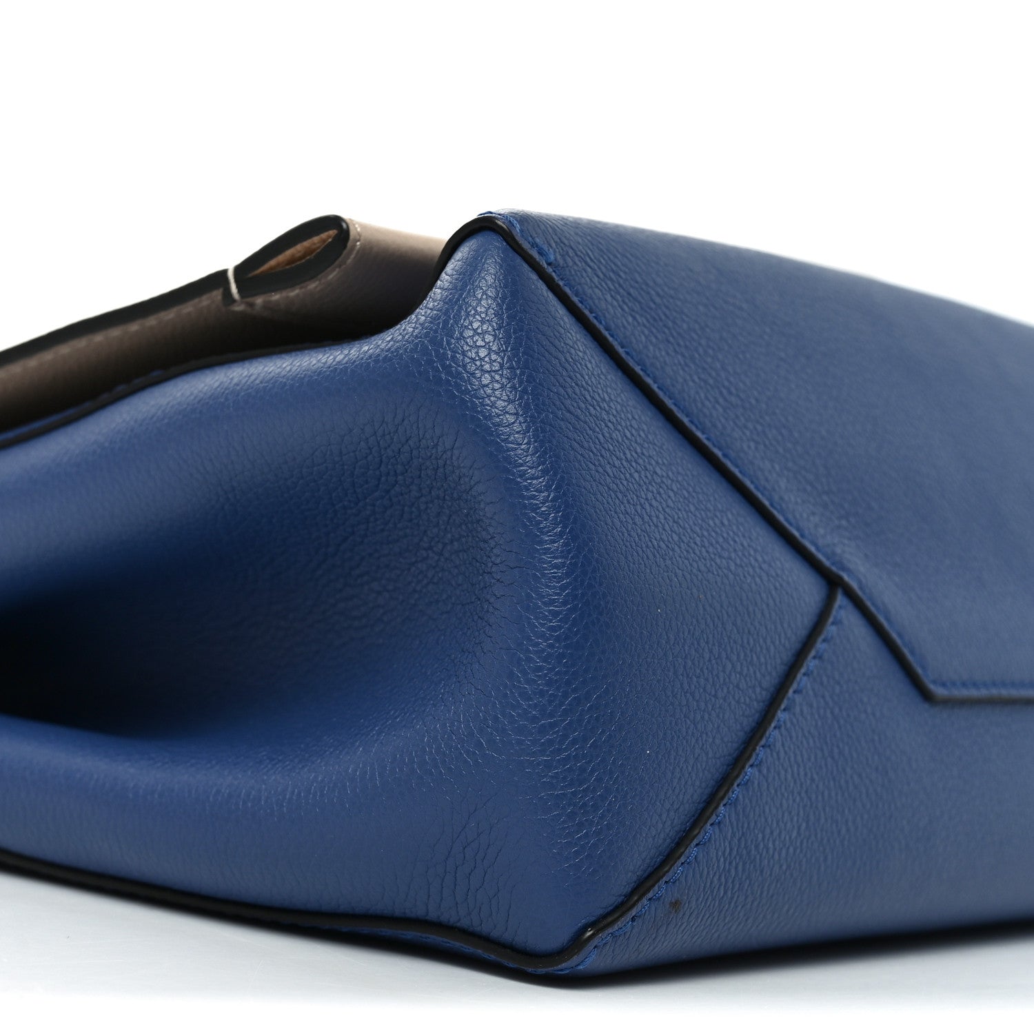 Louis Vuitton Soft Calfskin Lockme II Top Handle Beige Blue 8 of 9