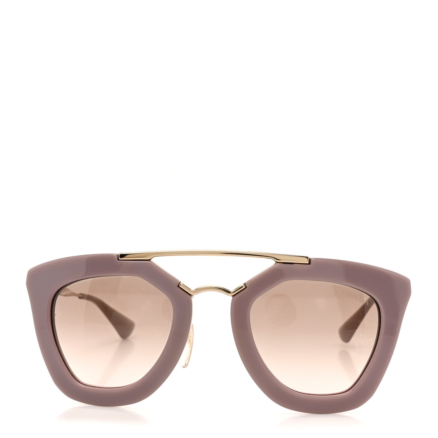 Prada Acetate Cinema Sunglasses SPR 09Q Mauve 2 of 6