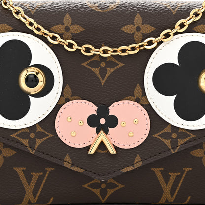 Louis Vuitton Monogram Valentine Dog Pochette Felicie Chain Wallet 8 of 10