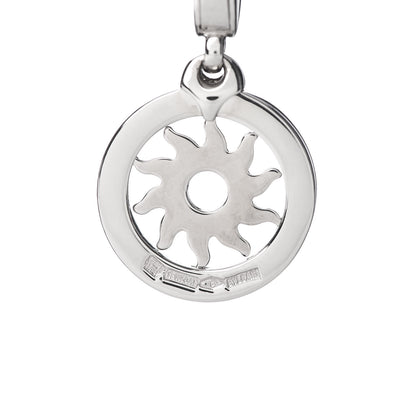 Bulgari 18K White Gold Tondo Sole Charm Pendant 3 of 3