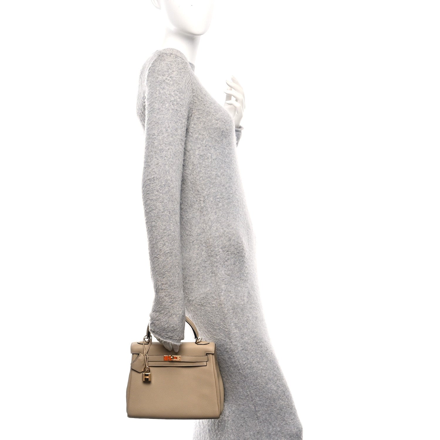 Hermes Togo Kelly Retourne 25 Trench 2 of 11