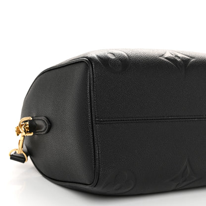 Louis Vuitton Empreinte Monogram Giant Speedy Bandouliere 25 Black 8 of 9