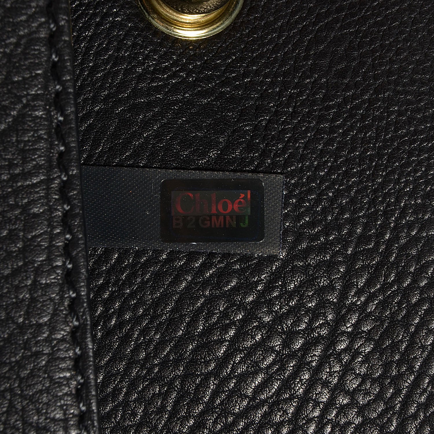 Chloe Calfskin Aurore Wallet on Chain Black 7 of 8