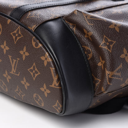 Louis Vuitton Monogram Macassar Christopher PM Backpack 6 of 9