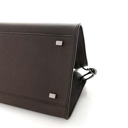 The Row Grained Calfskin Soft Margaux 10 Bag Deep Brown 9 of 9
