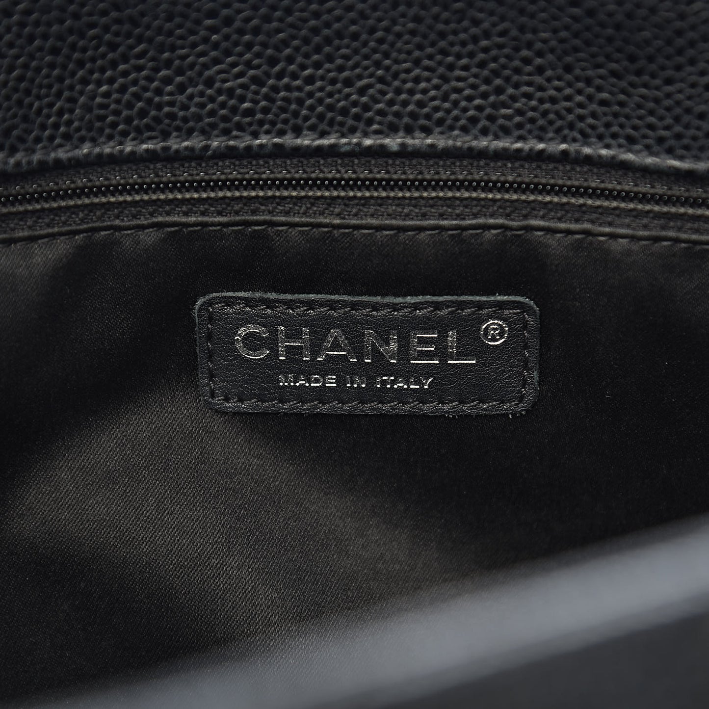 Caviar Quilted Grand Shopping Tote GST Black