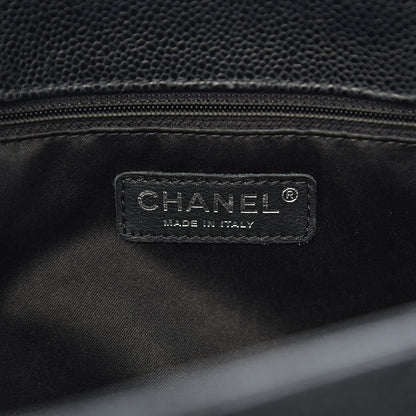 Chanel Caviar Quilted Grand Shopping Tote GST Black 6 of 12