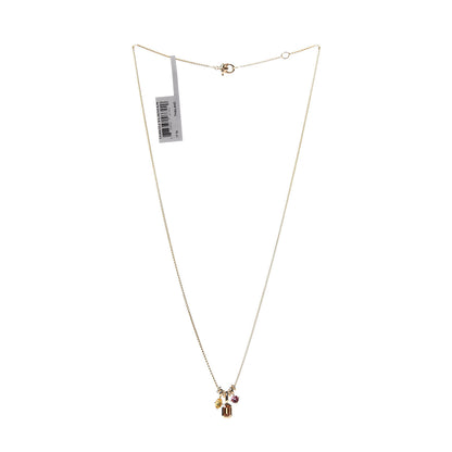 David Yurman 18K Yellow Gold Spessartine Garnet Yellow Beryl Pink Tourmaline Novella Pendant Necklace 3 of 6