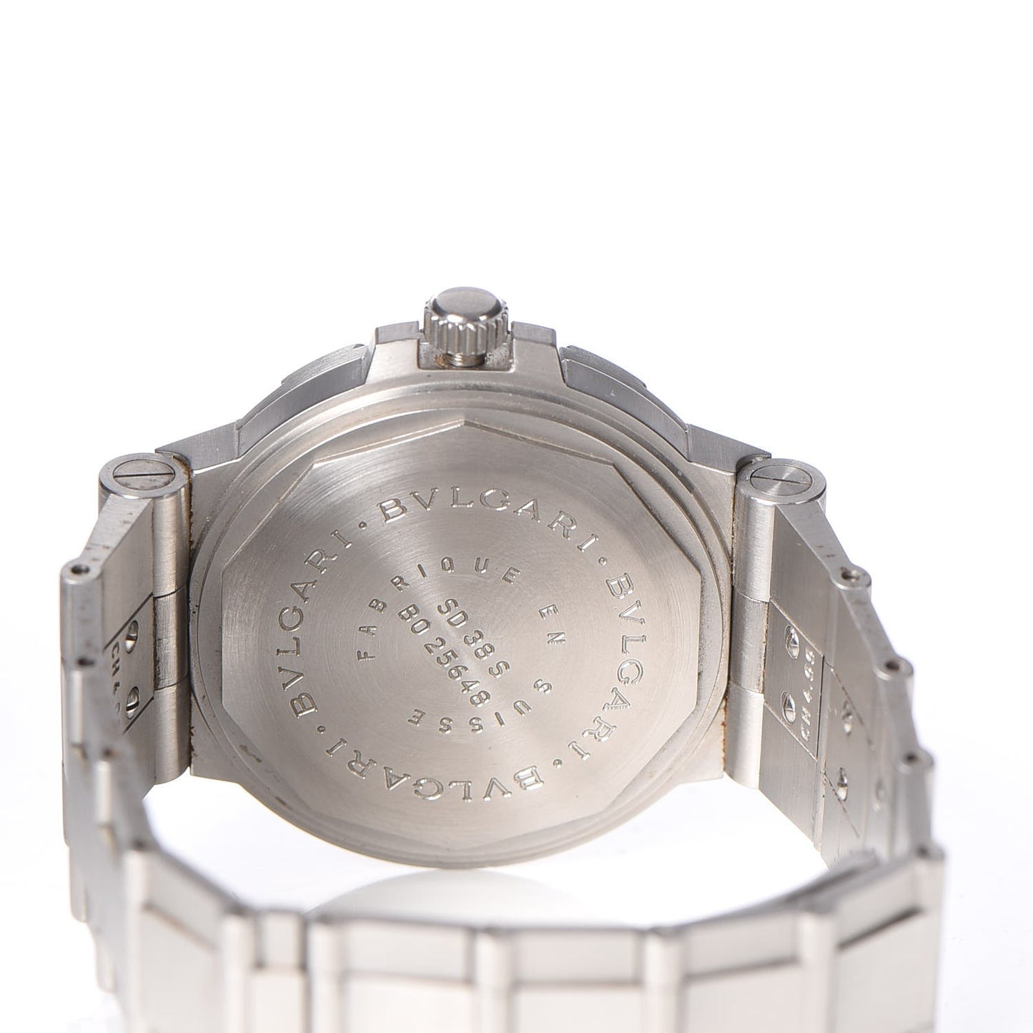 Stainless Steel 38mm Diagono Scuba Automatic Watch Black