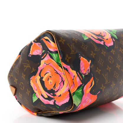 Louis Vuitton Monogram Roses Speedy 30 11 of 14