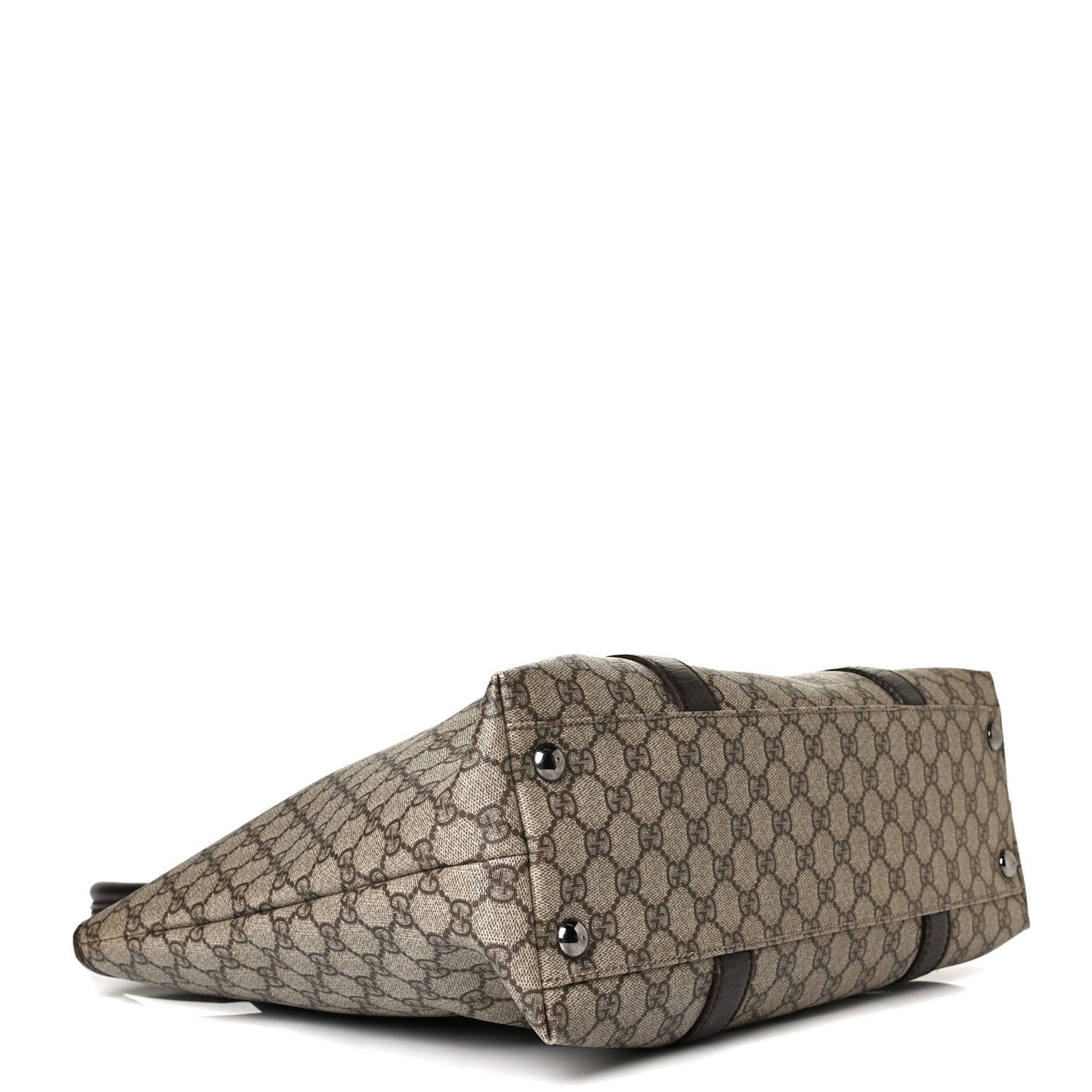 GG Plus Monogram Medium Joy Tote Dark Brown